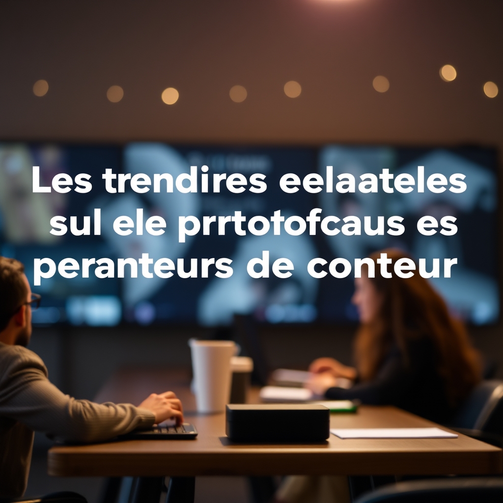 Perspectives et Opportunités — Les tendances actuelles sur les plateformes de createurs de contenu